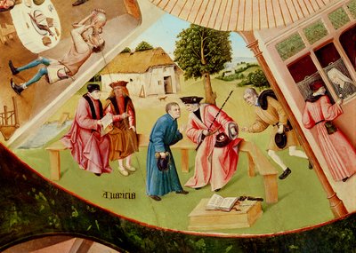 Greed (detail) by Hieronymus Bosch